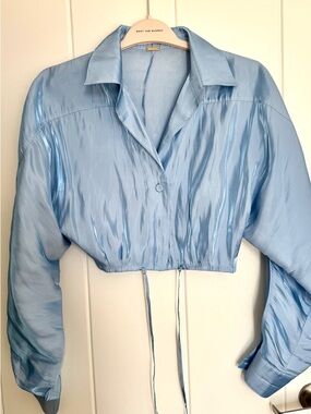 Cult Gaia Satin Blouse